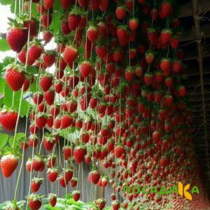 Клубника ампельная Анастасия купить по цене от 370р. в интернет-магазине «Посадика» с доставкой почтой в в Лесозаводске и по всей России – [изображение №1].